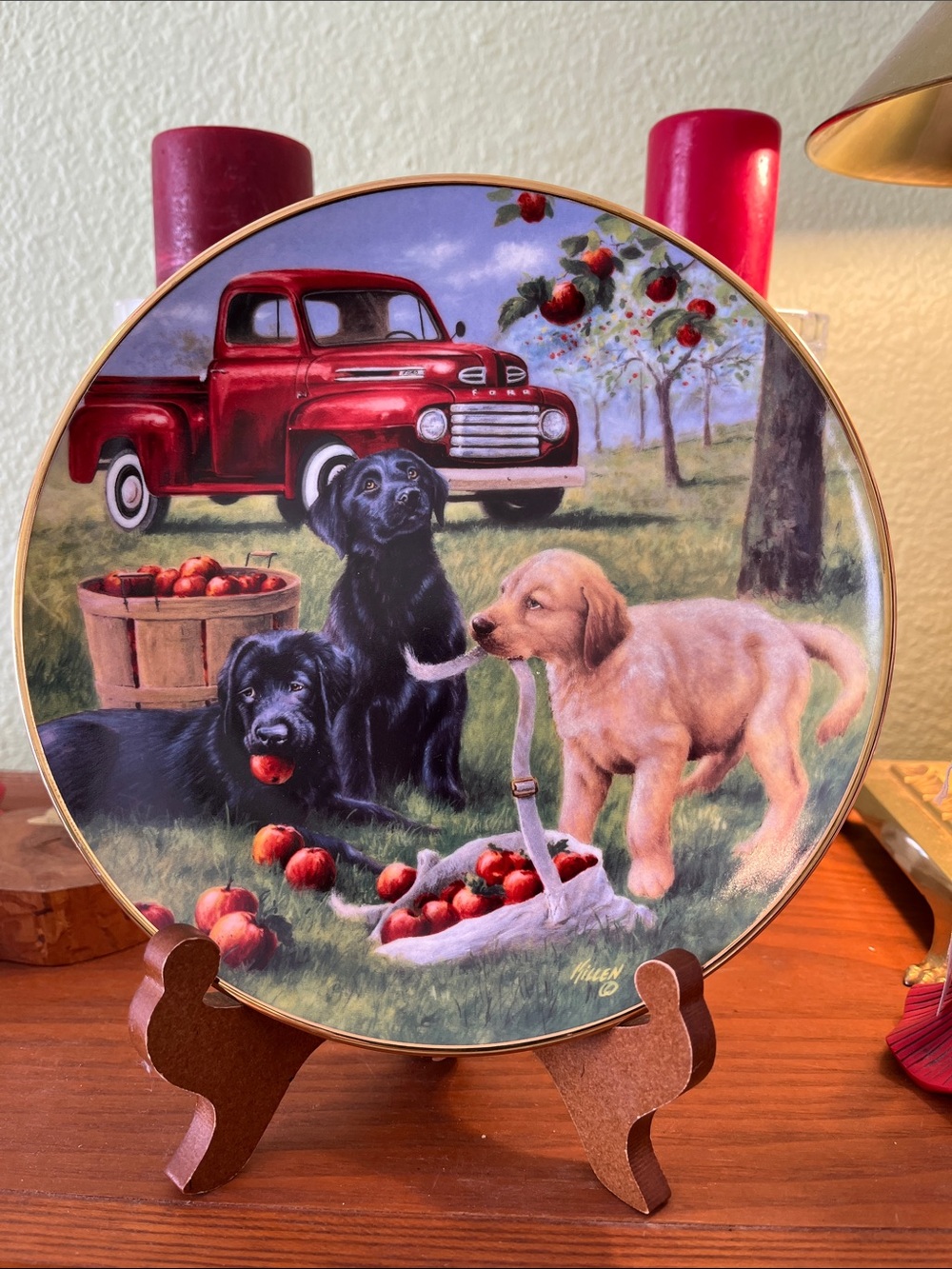 Franklin Mint Heirloom "Pick of the Crop" Limited Edition Collectors Plate